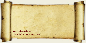 Adam Bzeničanin vizit kartica